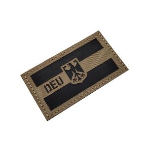 LIBERWOOD Germany Eagle Reflective DEU Infrared IR Patch Deutschland German Military Multicam Tactical Badge Clothes Applique