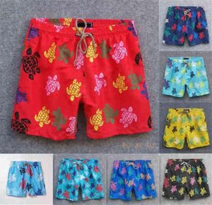 Projektant 2021 Mężczyźni Lato Szybkie suszenie Men039S Plażetowe spodnie plażowe Turtle Vilebreq Modne miejskie wypoczynek Hip Hop Printed Shortsshuan88886699