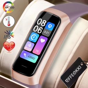 Braccialetti AMOLED Smart Band Pro Men Women Pavalometro Sport Fitness Tracker Cangela Orologio Bracciale Smart Watch Waterroproof Connected Bracciale