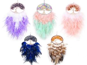 Sanat ve El Sanatları Rüya Catchers Life Ağacı El Yapımı Dreamcatcher Kristal Tüy Süsleme Odası Dekoru Erkekler İçin Dekor Çocuklar 4286804