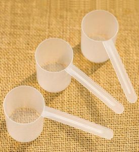 30 gram 60 ml transparent plast HDPE Scoop Spoon för mjölkvättpulver bulkpaket LX36444790297