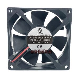Pads New CPU Cooling Fan for LANG JIE LD158025S 15V 0.30A 8025 X7250 electric welding machine Cooler Fan 80x80x25mm