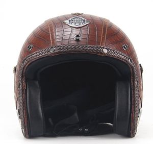 Tkosm vintage 34 deri kask motosiklet kask açık yüz helikopter bisiklet kask motosiklet kask moto motocros7796869