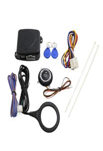 Akıllı RFID Araba Alarm Sistemi İtme Motoru Başlat Durdur Düğmesi Transponder İmmobilizer Anahtarsız Git 12v Arabalar İçin Uyuyor Arabalar Mate2421848