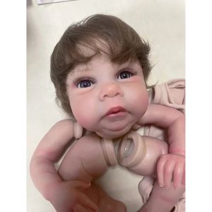 19 polegadas já pintadas kit miley inacabado Reborn Doll Kit Diy Doll Peças Gift for Kids with Body