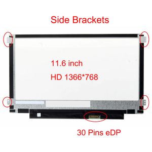 Screen 11.6" Replacement For HP 7265NGW HD 1366X768 eDP 30 Pins LED Screen LCD Display Matrix for Laptop Tested