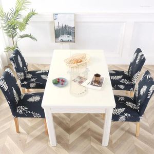 Chair Covers Printed Cover Washable Big Elastic Kitchen Stretch Seat Slipcovers For Dining Room Wedding