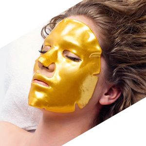 24k Gold Kollagen Maskenmaske hellen feinen Linien auf