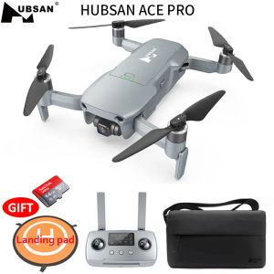 Drones New Hubsan Ace Pro Drone 543g GPS FPV 4K 30FPS Câmera 3Axis Gimbal 35mins 10km Evitar obstáculos Profissional RC Quadcopter