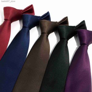 Krawat krawat męski nić solid 8 cm biznesowy