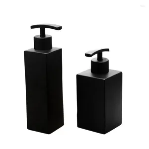 Dispensador de sabão líquido dispensadores de cozinha em aço inoxidável preto dispensadores de banheiro shampoo shamoção higienizador de mão