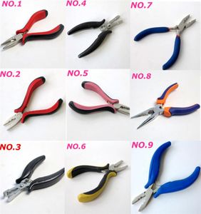 Hair Extensions Pliers Professional Pliers Pincers Pulling Tool For Silicon Micro Rings Beads Pre bonded hair More styles6533621