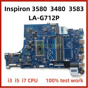 Motherboard Lag712p für Dell Inspiron 3480 3580 3583 Notebook Mainboard EDI54 0TWYDT 0VFMW4 I3 I5 I7 CPU DDR4 Laptop Motherboard