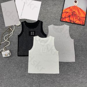 Streifen -Bohrtankhilfe Damen Mode Schlanker gestrickter Weste Dünner Sommer -Tanktops Camisole Party