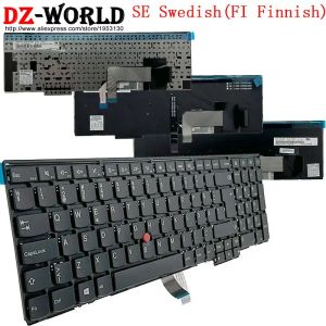 Teclados do teclado FI sueco FI Finnish para Lenovo ThinkPad P50s T560 W540 T540P W541 T550 W550S L540 L560 L570 E531 E540 04Y2413 00PA601