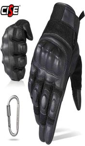 Touchsceen Leather Motorcycle Full Finger Gloves Black Motorbike Motocross Racing ATV Bike BMX BICYCLES PROTECTIVE MEN2152825