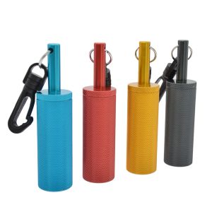 Diving Safety Rattle Stick Signal Bell With 360° Rotating Quick Hook Colored Aluminum Alloy Underwater Bell Ding Rod Contains