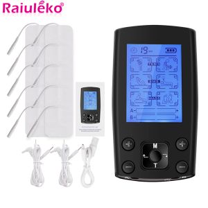 24 Modes EMS Muscle Stimulator Electric Tens Pulse Digital Therapy Body Massager Acupuncture Slimming Machine Electro Stimulator