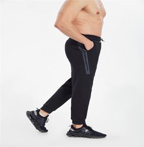 MBF20178 MEN039S Tjock Running Pants Cotton Slim Trousers bekväma avsmalnande atletiska svettbyxor Casual med fickor för joggi4684590