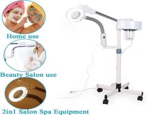 2 In 1 5X Magnifying Facial Steamer Lamp Ozone Beauty Machine Spa Salon US9192686