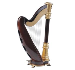 Ahşap Mini Enstrümanlar Model Harp Küçük Harplar Model01231590805