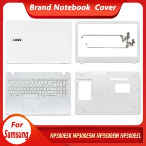 Samsung NP300E5K NP300E5M NP3500EM için Yeni Kılıflar NP300E5L LAPTOP LCD GERİ KAPAK/FROME ÇEŞİT/PALİKA/PALMREST/BOTT CASE BEYAZ