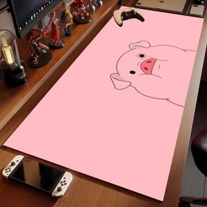 ピンク豚のかわいいマウスパッドPCゲームマウスパッドラップトップデスクパッドXXL非スリップコンピューターキーボードテーブルKawaiiノートブックアクセサリーマット