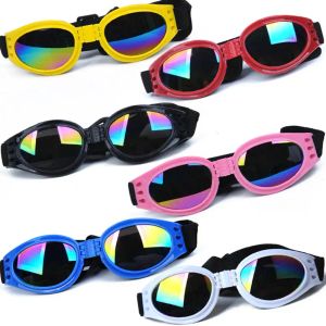 Pet Dog Outdoor Okulary przeciwsłoneczne Letnie wiatroodporne składane filtr przeciwsłoneczny anty-UV Gogle Pet Zaopatrzenie w Pets Zdjęcia