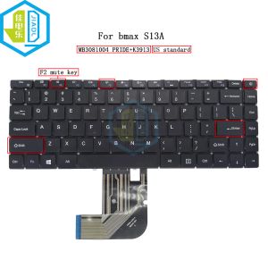 Tastaturen US English Tastatur für BMAX MaxBook S13A, Lapbook SE CWI528 CWI547 13.3 Laptop -Tastatur USA Layout MB3081004 YXTNB9393 NEU