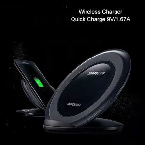 Chargers Samsung qi carregador sem fio padrão carregador rápido para Galaxy S7 S6 Edge S22 S21 S20 Nota 20 Ultra S10 S8 S9 Plus Note 8 9 10