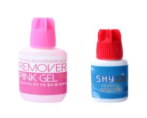 Factory Whole Sky eyelash glue fast drying pro eyelash glue adhesive S type fake eye lashes glue keep long time Eyelash gel t7920119