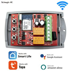 WiFi Garage Gate Ricevitore Apri Aperta SMART TUYA Switch Control Controllo a rotolamento fisso Controller Inching Auto-blocco