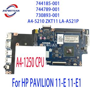 Moderkort för HP Pavilion 11E 11E1 Laptop Motherboard 744185001 744789001 730893001 A45210 ZKT11 LAA521P 100% Testad