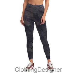 LL Tie-dye Yoga Leggings Push Fitness Skin-friendly High Waist Seamless Align Legging Hip Lift Tie-dyed Casual Capris Ninth Pants Jogging Pants 6 Colors LL778