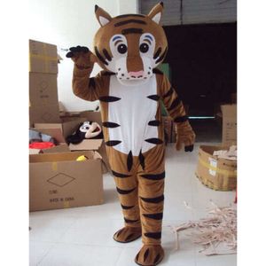 Mascot Costumes Foam Cute Brown Tiger Cartoon Plush Christmas Fancy Dress Halloween Mascot Costume