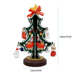 Exquisite Wood Christmas Tree Ornament the Festive