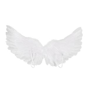 Children's White Feather Angel Wings for Dance Party Cosplay Cosplay Show Stage Wesela Fancy Party Carnival Holival Dress