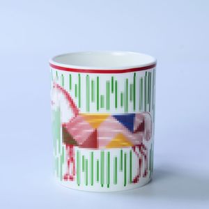 Designer Mugs Steed Geometric Pattern Bone China Mug Printed Logo Creative Present Office Home Early Tea Cup Good Gift 1-5