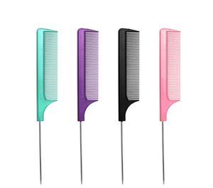 Professional Hair Tail Comb Salon Heat Resistant Pin Rat Antistatic Separate Parting Dyeing Combs Styling Tools3570458