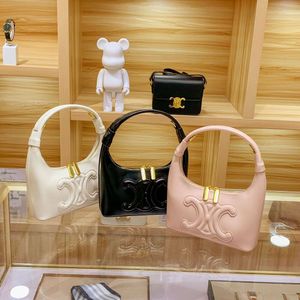 Märke läderväska designer säljer kvinnors väskor till rabatt liten och avancerad väska ny mode underarm tote kvinnor ljus lyxhandväska