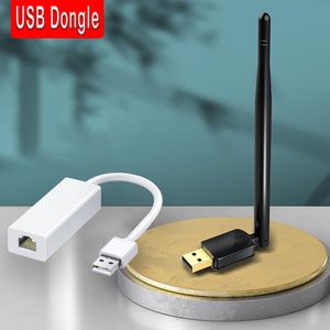 ADAPTOR DE WIFI USB WIFI USB DONGLE USB RJ45 ETHERNET Laptop TV Box Card Network Card Antena Wi-Fi para PC MTK7601 RT5370 AX88772 SR9900