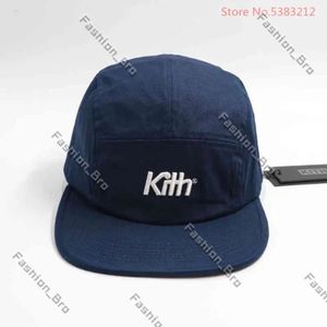 Kith 5 Panel Camp Cap Justerbar baseball Cap Snapback Hip Hop Trucker Caps för män Kvinnor Dad Hat Hat Casual Sun Visor Outdoor 345