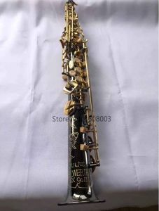 JK Keilwerth SX90II Soprano Saxophone Gold Nickel B Flat Soprano rakt med två nackfodral Munstyckhandskar Reeds1737462