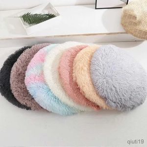 Cat Beds Furniture Round Cat Bed Mat Pet Sleeping Bed For small Dog Cats Soft Warm Fleece Pet Cat Basket dog beds Puppy Kennel Accessories