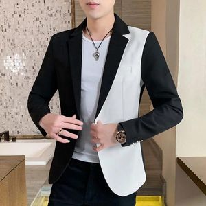 Ternos masculinos Jaqueta de terno masculino Spring Korean Youth Trend Fashion Streetwear casualwear