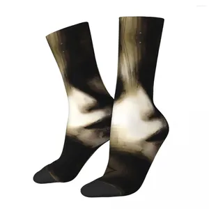 Мужские носки хип -хоп винтажный Heather Compression Unisex Silent Hill Harajuku бесшовная печатная новинка счастливая команда носка