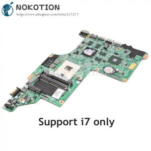 Moderkort Laptop Motherboard för HP Pavilion DV6 DV63000 Main Board DDR3 HD5650 1GB Support I7 CPU Endast 630278001 592816001 615278001