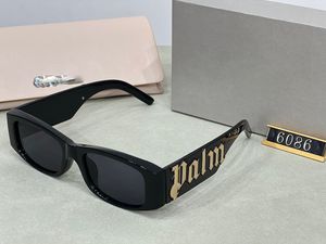 Palmangles Glasses Luxury Peri007 Mesmo estilo 1007 Óculos pequenos molduras quadradas masculinas Classic Black Sunglasses com caixa