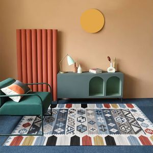 Ethnic Style Bohemian Carpets for Living Room Large Area Rug Home Sofa Coffee Table Mat Morocco Bedroom Decor Soft Fluffy Carpet