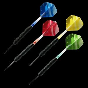 6PCS/Pack Plastic 2BA Screw Soft Darts Professional Transparent Darts Tail Anti-fall Anti-falling Leaf Shafts Durable Darts